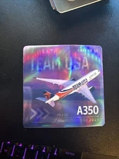 LIMITED EDITION - Delta Team USA Paris Olympic Edition A350 Trading Card