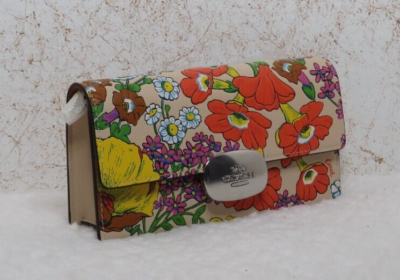 Coach Eliza Small Flap Crossbody with Floral Print (Ivory) - NWT 