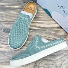 NIB Earth Origins Zilly 8 39 Slip On Comfort Casual Sneaker Mules Dusty Green