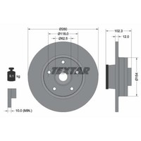 Textar 2X Bremsscheibe Hinten Ø280 Mm Voll FüR Renault Trafic II Kasten FL 2.0