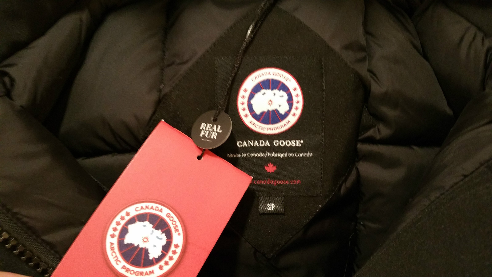 BRAND NEW RED LABEL EDITION BLACK CANADA GOOSE TRILLIUM SMALL PARKA JACKET image 9