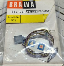 Brawa 571  --  beleuchtetes Verkehrsschild in...