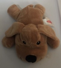 Melissa  Doug Stitch Eyes Tan Beige Puppy Dog Plush Stuffed Animal Toy 9"