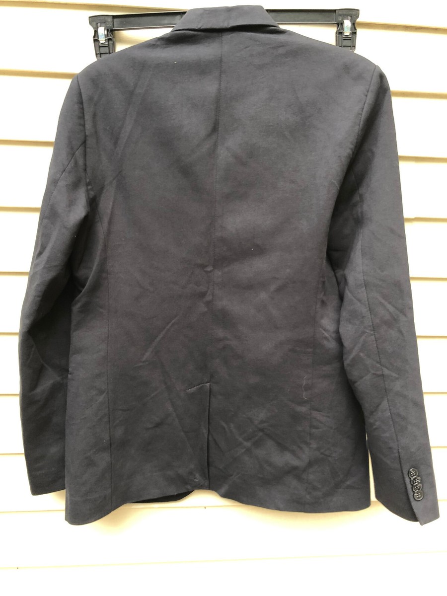 Zara Mens Jacket Blazer eur M USA M Navy Blue Comfort knit | eBay