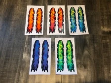 2  Stickers 1:10 RC Boat Airplane Glider Vinyl Decor Decoration Stickers US SHIP