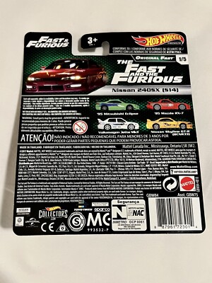 Nissan 240SX Hot Wheels Fast & Furious Premium Original Fast 1/5