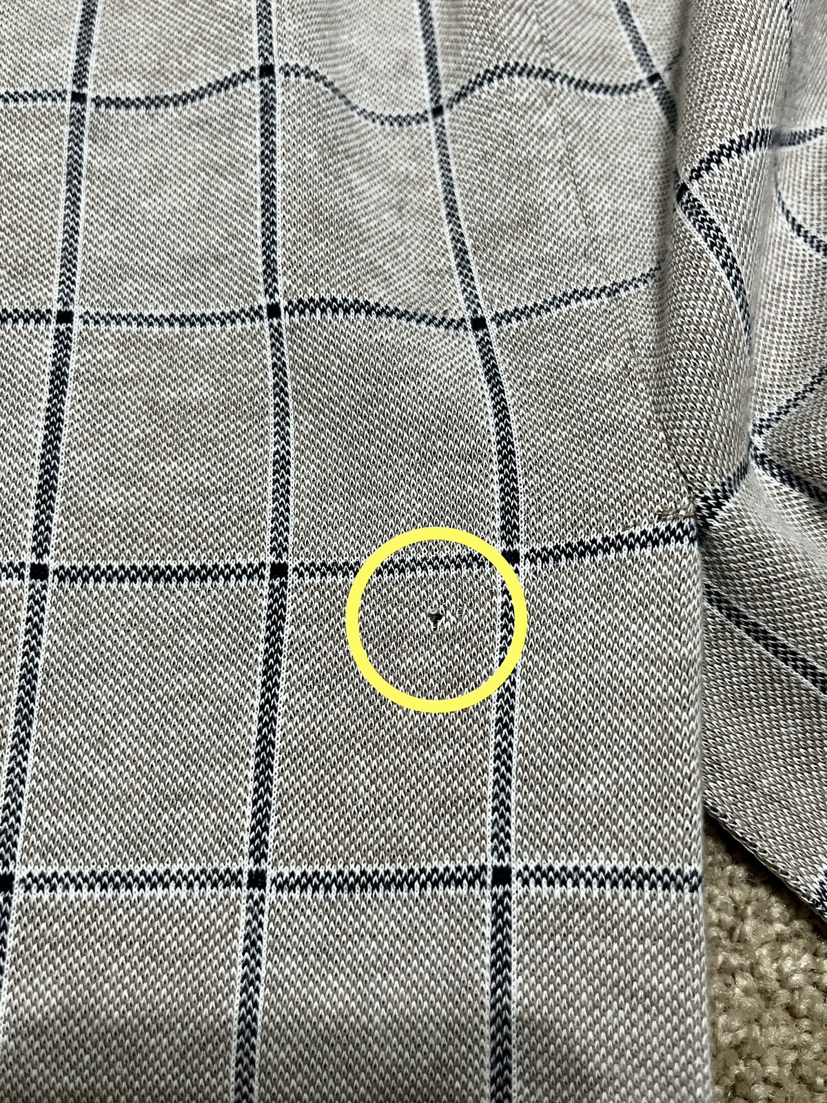 ROBERT TALBOTT - Large - Gray Beige Windowpane 10… - image 14