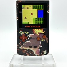 Nintendo Game Boy Color GBC Backlit IPS Mod Console System Typhlosion Pokemon UV
