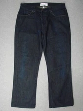 TF17432 **PAPER DENIM & CLOTH** BOOT CUT JEANS 36 (msr 36"x30") DARK BLUE
