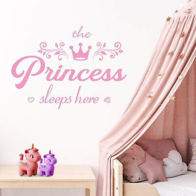 #ad #ad Princess Wall Decals Pink Crown Wall Stickers for Nursery Bedroom Girls Kid... $13.47