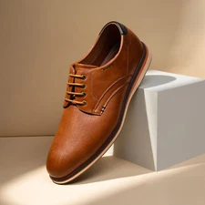 Men's Dress Shoes Oxford Shoes Lace up Leather Formal Casual Shoes Size 8-13