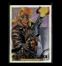 JOHNNY BLAZE Marvel Masterpieces '92 Platinum #2 Rainbow