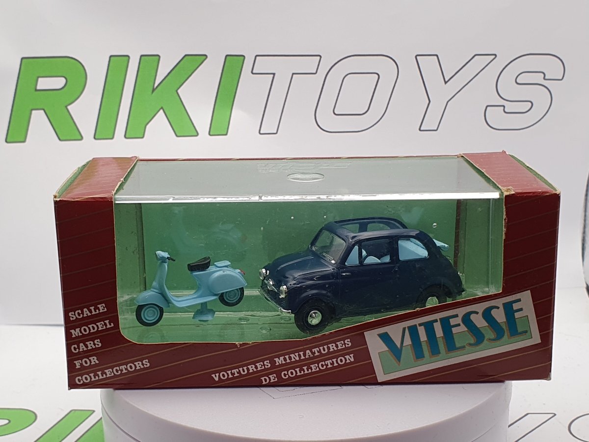 Vitesse Fiat 500 + Piaggio Vespa 50 1:43 500