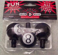Eight Ball Drum Nutz Cymbal Wing Nut topper NEW Exclusive Product! 6mm 8mm 