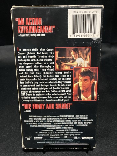 From Dusk Till Dawn (VHS, 1996, With Bonus Footage) - Foto 2 di 5