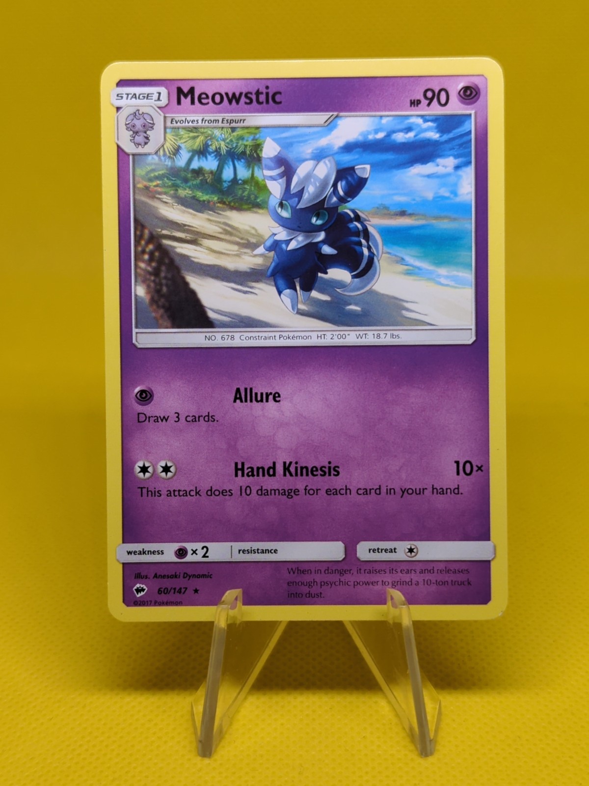 Pokemon - Meowstic - 60/147 - Rare
