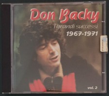 CD Don Backy I Grandi Successi 1967-1971 Vol.2