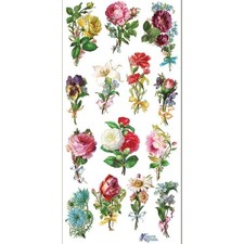 Violette Stickers Flower Stems Sticker Sheet Floral Botanical Card Making Crafts