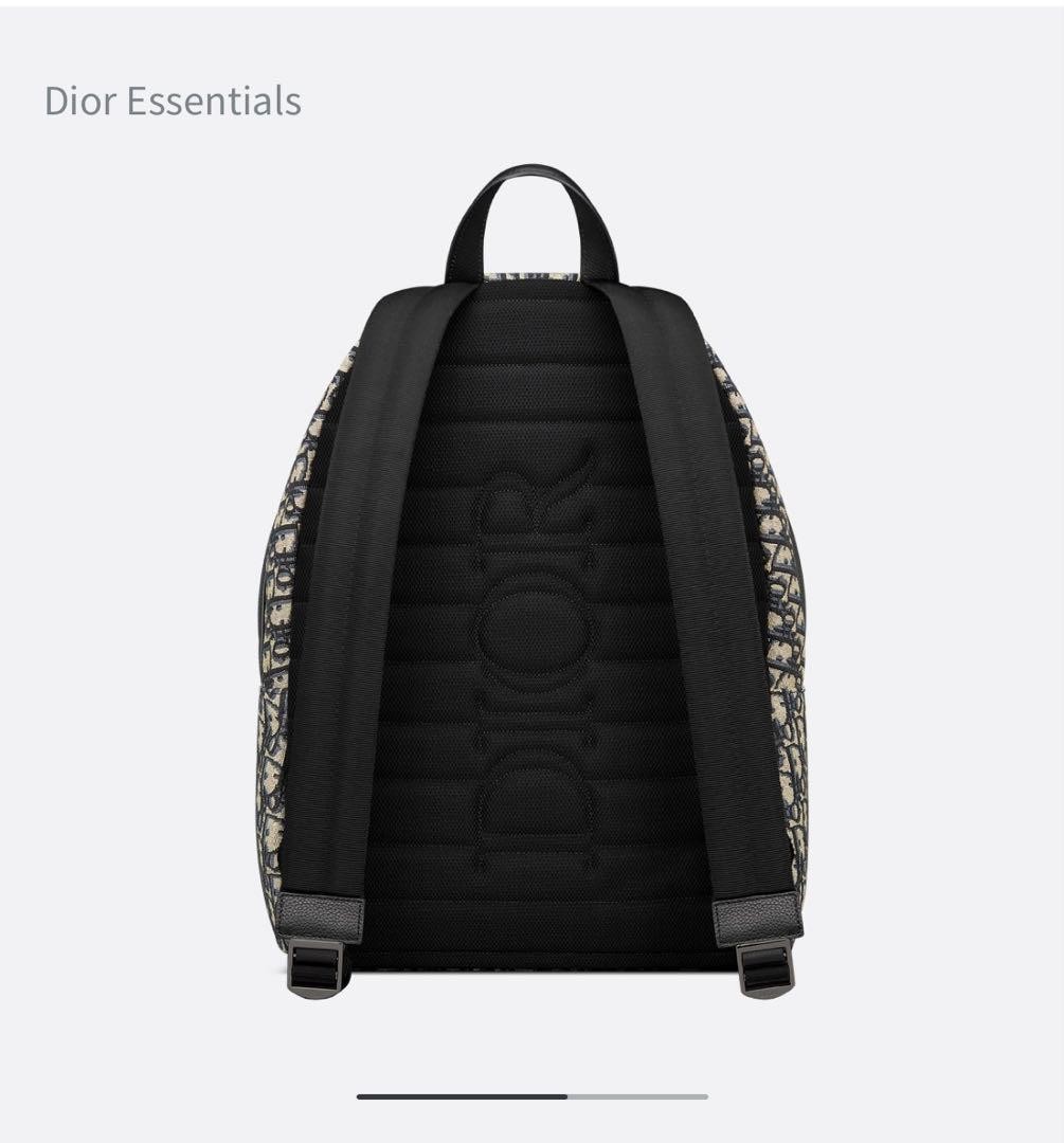 Dior Oblique Allover Pattern Backpack Rucksack Na… - image 8