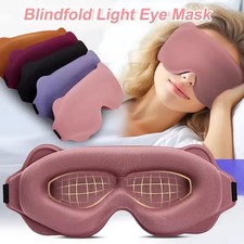Travel 3D Sleeping Mask Eye Patch Blindfold Light Blocker Sleep Aid Slaapmasker