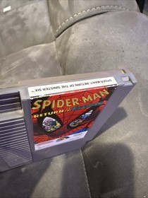 Cartucho Spider-Man: Return of the Sinister Six Nintendo NES solo probado limpio