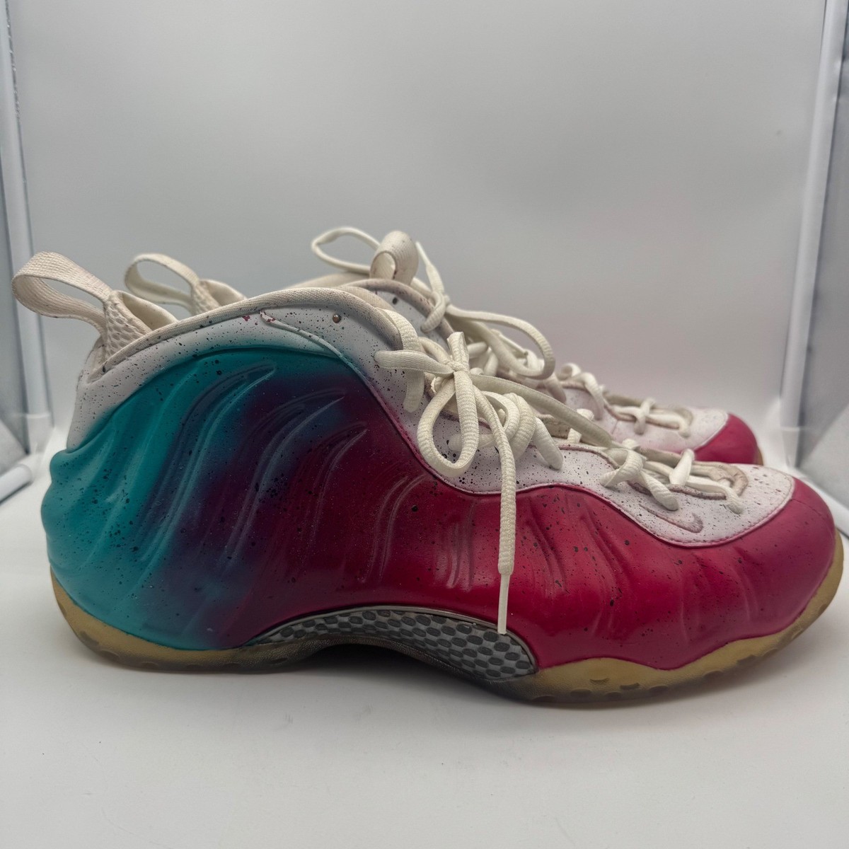 red and white phone posits