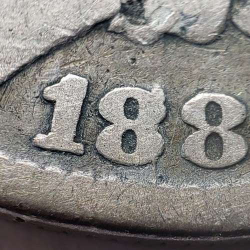 1880 $1 Morgan Silver Dollar - VAM-1A2 Broken Knob 8 Top-100 WOW! R-6 - D6469