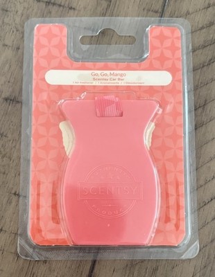 Scentsy Go, Go Mango Car Bar Freshener Red