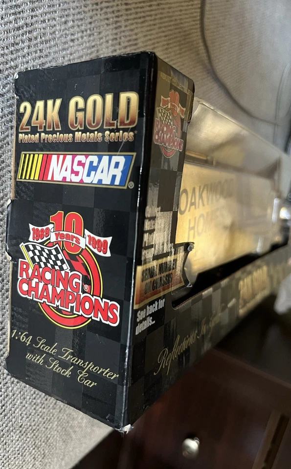 Racing Champions 1989/1999 24K G Plated Precious Metals Series Issue #15G Chevy - Image 4 of 4