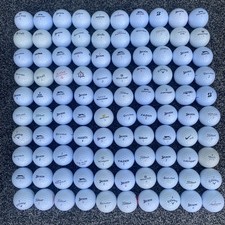 100 MINT MIXED GOLF BALLS NOT LAKE BALLS.