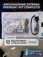 ENCLOSURE PER HARD DISK 2,5" SATA HDD 750GB RIGIDO HDD SSD USB PORTATILE PC