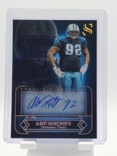 ALBERT HAYNESWORTH 2025 PANINI SILHOUETTE PROFILE SILVER AUTO /99 Q6608