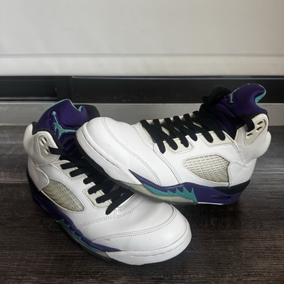 Air Jordan 5 Retro 'Grape' 2013 Basketball Shoes - Mens 9.5 - Used w/ Rep Box