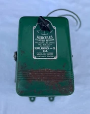 Vintage Hercules Damper Control 110 Volts 60 Cycle Green Sears Roebuck