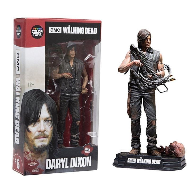 The Walking Dead TWD Daryl Dixon 15cm Action Figure AMC TV With Stand toy Gift