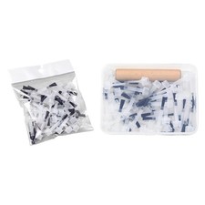 50 Pieces Nail Polish Brush Replacement Easy to Use Portable Nail Brush Tool