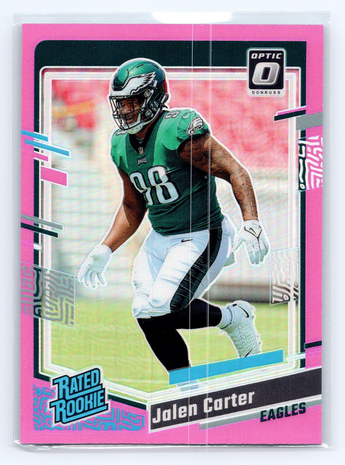 2023 Donruss Optic #281 Jalen Carter Pink