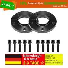 Spurverbreiterungen Ersatz f�r BMW F10 F11 F20 2x 15mm 5x120 mit Radschrauben