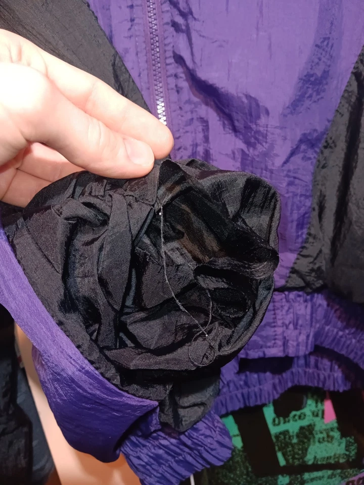 Vintage Logo7 Purple White Colorado Rockies Windbreaker Size Large Made In Korea - Image 3 of 4