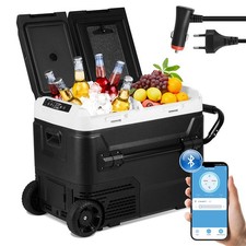 2in1 Kompressor Kühlbox 50L KFZ Auto Kühlschrank Picknick Camping Elektrische