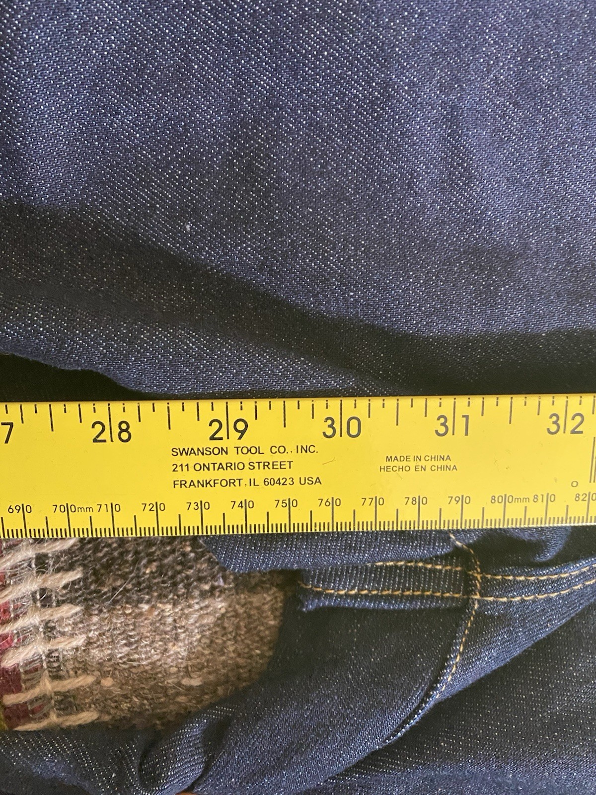 Best Made Co. Selvedge Denim Dark Blue Mens Size 30 Raw image 9
