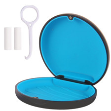 Aligner Case, Slim Retainer Box for Travel, Retainer Case Compatible with Invisa