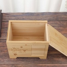 Pet Memorial Urn Wooden Cremation Urn Funeral Box