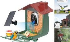 Smart Bird Feeder with Camera Outdoor: Solar Birdfeeder Cam for Outside Garden