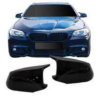 Spiegelabdeckung Passend FüR BMW F10/ F11/ F18, 2010-2013, Farbe: Schwarz Glä...