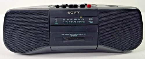 SONY CFS-B15 AM/FM Cassette Boombox Radio  WORKS
