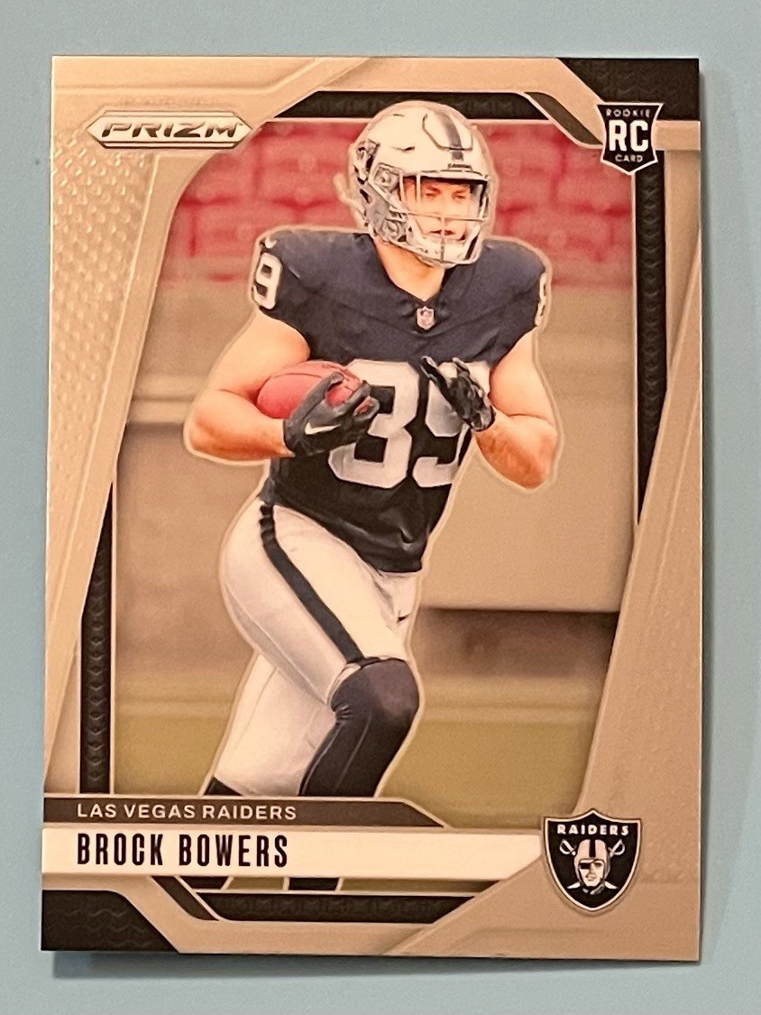 2024 Panini Prizm #315 Brock Bowers RC Rookie Raiders