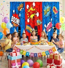 3 Pcs Spider Web Decoration - Super Hero Birthday Party Backdrop