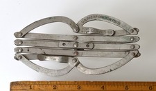 Vintage folding travel hanger - 1914 Clarence Slye Patent 1,086,863