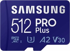OEM SAMSUNG PRO PLUS 512GB  MicroSDXC A2 V30 U3 HD 4K Micro SD Memory Card